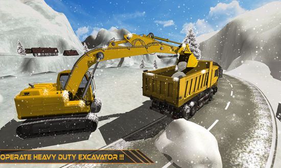 Grand Snow Excavator Machine Simulator 18